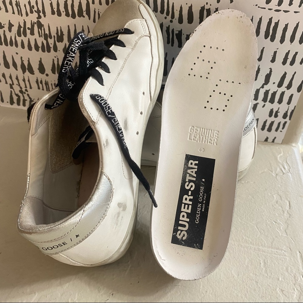 Golden Goose Dotted Star Superstars 40 - Picture 7 of 8
